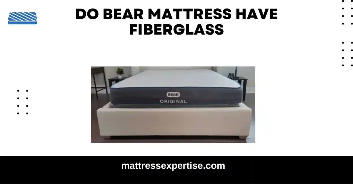 Do Bear Mattresses Have Fiberglass